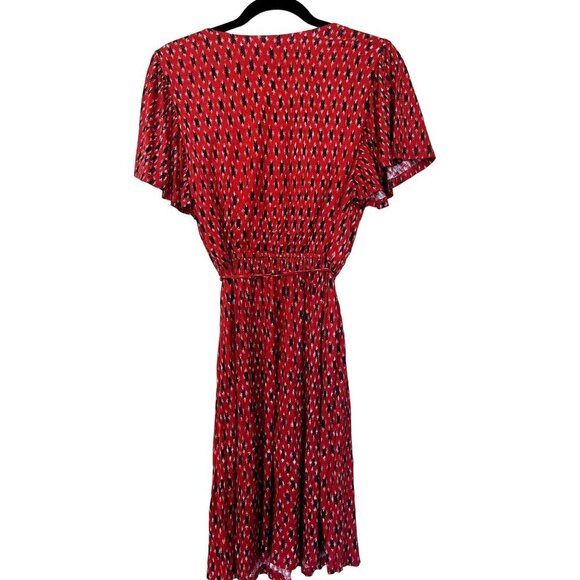 LOFT Comfortable Relaxed Red Midi Dress S - Picture 2 of 5